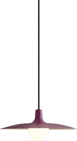 Ретро висяща лампа лилава за релсова система 1-фазна - Slimline Panzi