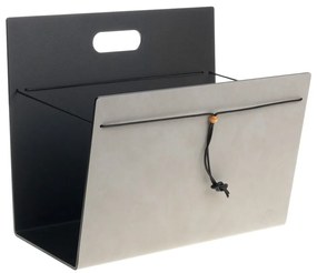 Стойка за списания от метал и еко кожа Nupo L – LIND DNA