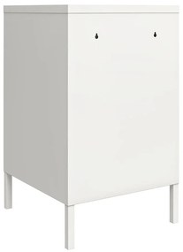 Бяло метално нощно шкафче Mission District – Støraa