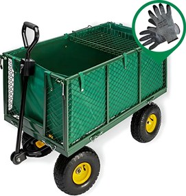 Качествена градинска количка 3в1 с надуваеми колела