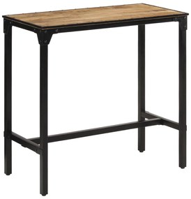 358938 vidaXL Бар маса 110x55x107 см масивно грубо мангово дърво