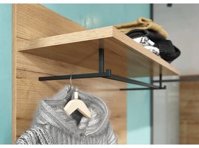 Панел за закачалки в дъбов декор в естествен цвят Fremont - Germania