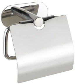 Държач за тоалетна хартия от неръждаема стомана без пробиване Turbo-Loc® Shine Cover Orea - Wenko
