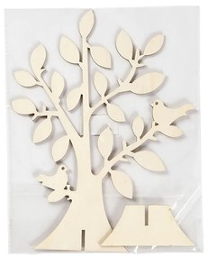 Creativ Company Фигура за декорация, дървена, 24 х 18.4 х 0.4 cm