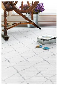 Двустранен килим с бяла шарка , 140 x 200 cm Vao - Narma