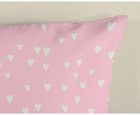 Розово единично памучно детско спално бельо 140x200 cm Chico – Good Morning