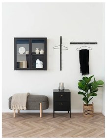 Кафява пейка от прежда с примки от букле Branca – House Nordic