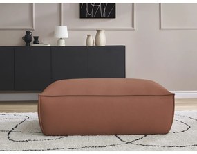 Тъмнокафява табуретка от изкуствена кожа Boheme – Bobochic Paris