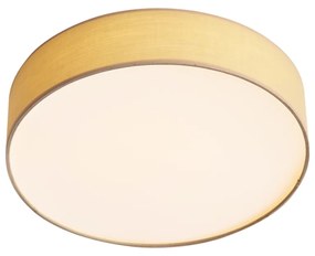 Смарт плафон бежов 35 см вкл. LED и дистанционно управление - Flat Drum