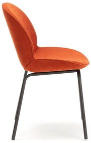 Оранжеви трапезни столове в комплект от 2 Vicky - Marckeric