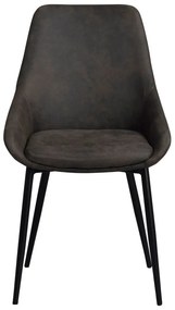 Тъмносиви трапезни столове в комплект от 2 бр. Sierra – Rowico