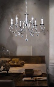 Полилей F&amp;H Sala осветително тяло с шест светлиниς