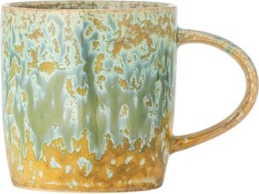 Жълта/светлозелена глинена чаша 400 ml Milani – Bloomingville