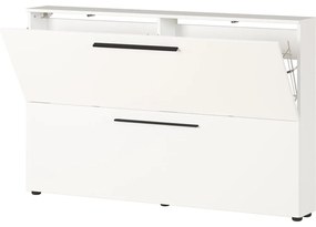 Бял висящ шкаф за обувки Utah - Germania