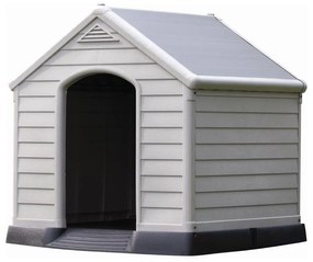 Сива къщичка за куче 95x99 cm – Curver