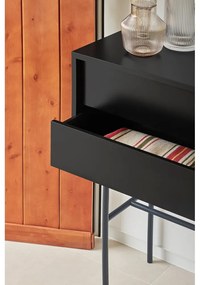 Конзолна маса в черно и антрацит 35x110 cm Nube - Teulat