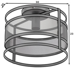 Лампа за таван Sufitowa Gormar единична лампа