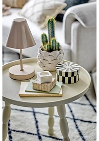 Бежова LED затъмняваща се настолна лампа с метален абажур (височина 28 cm) Lianna – Bloomingville