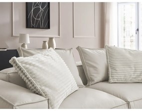 Бежов диван от изкуствена кожа 260 cm Boheme – Bobochic Paris