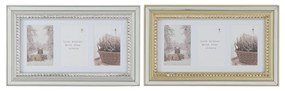 Рамка за снимки DKD Home Decor Luxury Сребрист Златен Традиционен (46,5 x 2 x 28,5 cm) (2 броя)