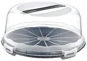 Пластмасова кутия за торта 33,6х33,6x15,5см DUNYA-(30306)