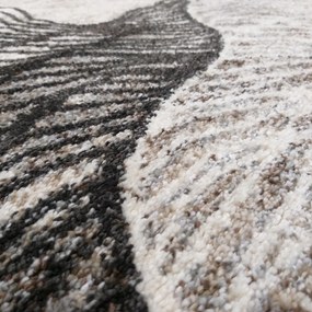 Изискан кафяв килим с интересен орнамент Ширина: 60 ​​см | Дължина: 100 см