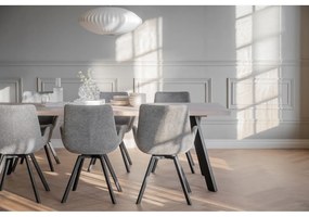 Сиви тапицирани трапезни столове в комплект 2 бр. Norwell – Rowico