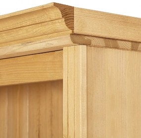 Библиотека от масивен бор в естествен цвят 74x223x37 cm Anita – Støraa