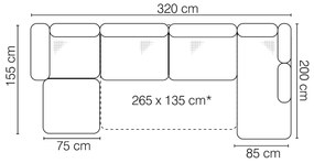 Ъглов диван Solus plus -Left-Mauro