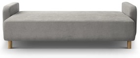 Сив разтегателен диван с място за съхранение 231 cm Elen – Micadoni