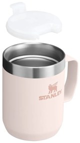 Светлорозова термочаша от неръждаема стомана 230 ml Stay-Hot Camp Mug Rose Quartz – Stanley