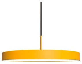 Жълта висяща лампа VITA Copenhagen Asteria, Ø 43 cm