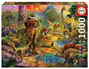 Пъзел Dinosaur Land Educa 17655 500 Части 1000 Части 68 x 48 cm