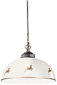 Kolarz 731.32.152-Полилей на кабел NONNA 1xE27/75W/230V pr. 36 см jeleni розово злато