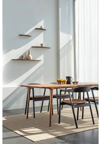 Рафт от кафяв дъб 100 cm Mu - Gazzda