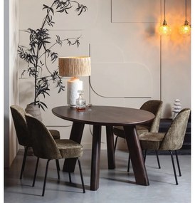 Кадифени трапезни столове в комплект 2 бр. в цвят каки Vogue – WOOOD