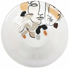 Керамична купа за салата, ø 39 cm Face to Grey - VDE Tivoli 1996