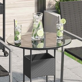 243626 vidaXL Темпериран стъклен плот за кръгла маса, 500 мм