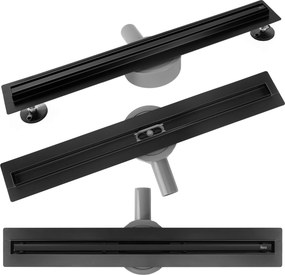 Линеен сифон Rea Neox Slim pro black 60