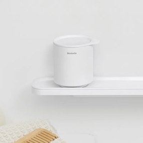 Кутия за аксесоари за баня Brabantia MindSet Mineral 1005687, Противоплъзгаща основа, Минерално покритие, Бял