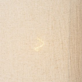 Дизайнерска висяща лампа бяла с бежов абажур - Rich