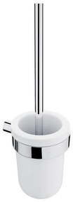 NIMCO BR 11094KU-26 - Четка за тоалетна със стенен монтаж BORMO бял/лъскав хром