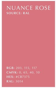 Розова LED затъмняваща се стенна лампа ø 15 cm Asteria Wall Long – UMAGE