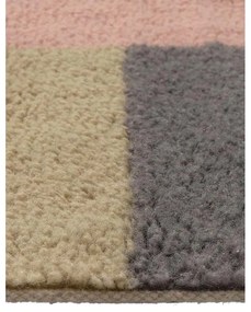 Ръчно изработена вълнена пътека 80x230 cm Chroma Dusty Pink – Lorena Canals
