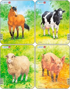 Larsen - Пъзел: Серия "Домашни животни" – 5 части, малък