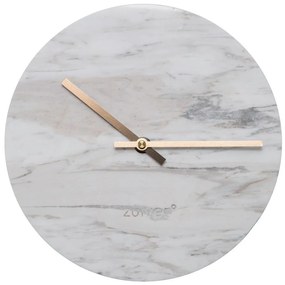 Бял мраморен часовник Zuiver Time Wall Clock