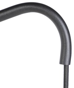 Ретро стенна лампа злато/месинг с абажур - Demi