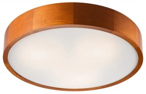 Кафява кръгла лампа за таван , ø 47 cm Plafond - LAMKUR
