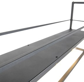 Интелигентен висящ аплик черен с рафт с 4 Wi-Fi A60 - Cage Rack