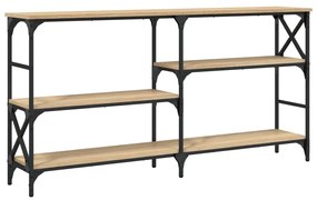 835470 vidaXL Конзолна маса, дъб сонома, 150x29x76,5 см, инженерно дърво
